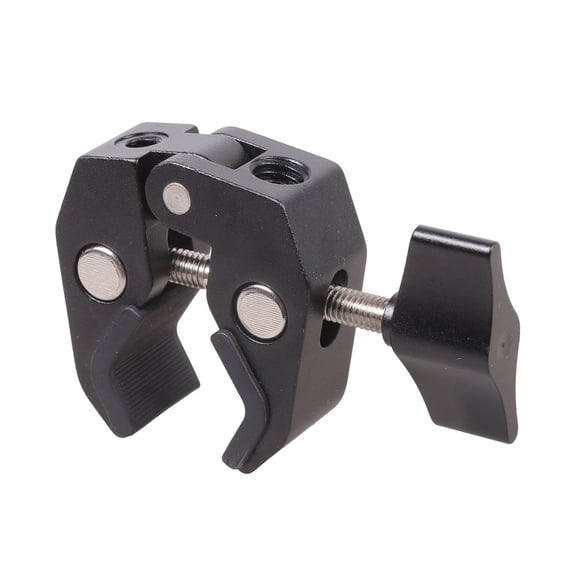 Metal Super Clamp Arm Clamp with 1/4inch 3/8inch Thread Hole for DSLR Camera Monitor LED Light Microphone Accessories