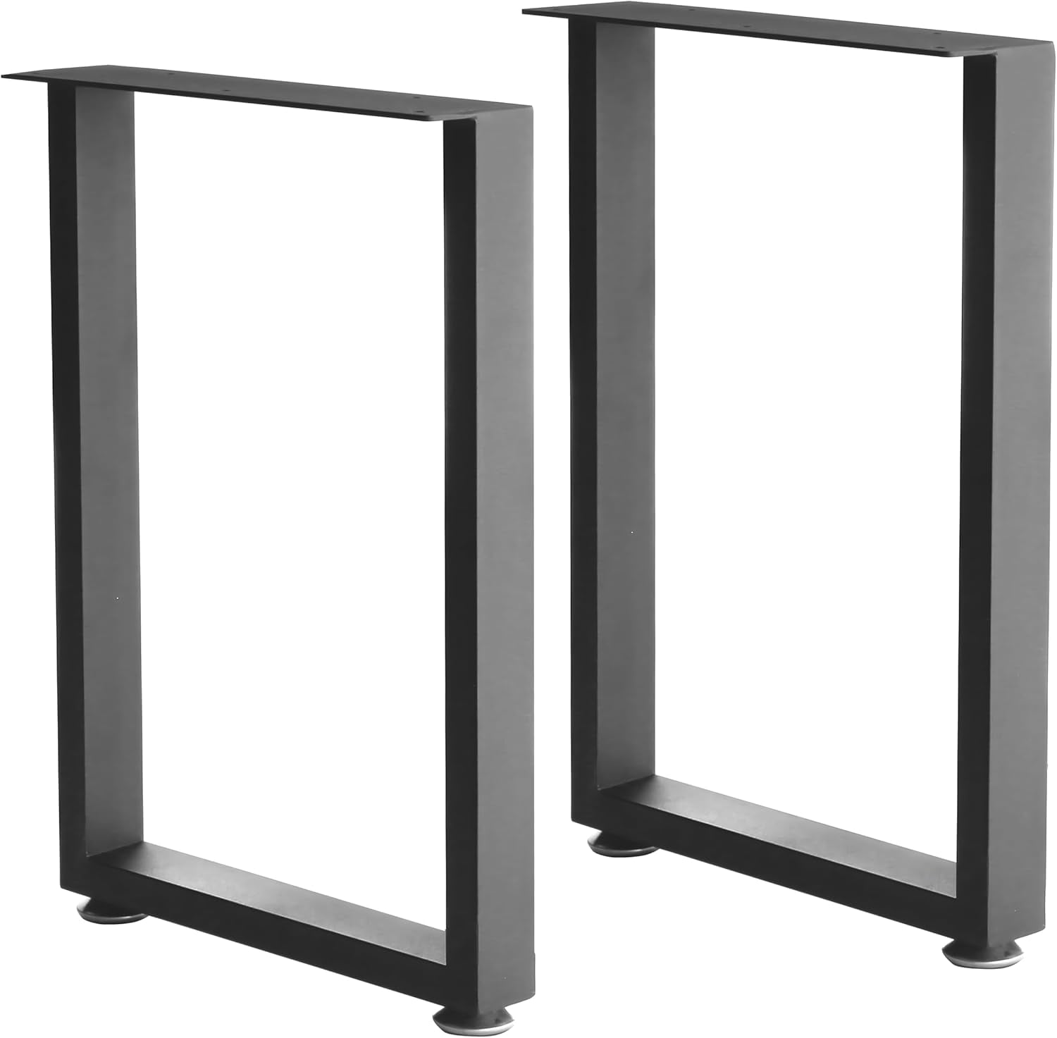 Metal Table Legs Heavy Duty Square Tube Desk Frame Industrial Dining ...