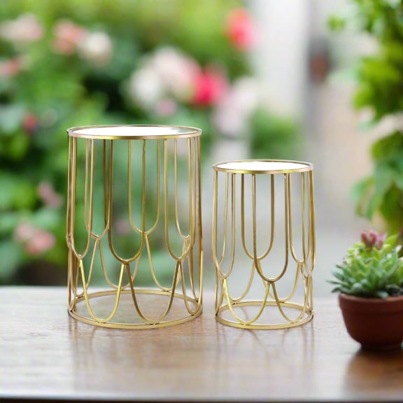 Serina Metal Nesting Accent Tables