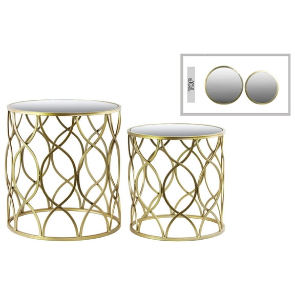 Metal Table Metallic Finish