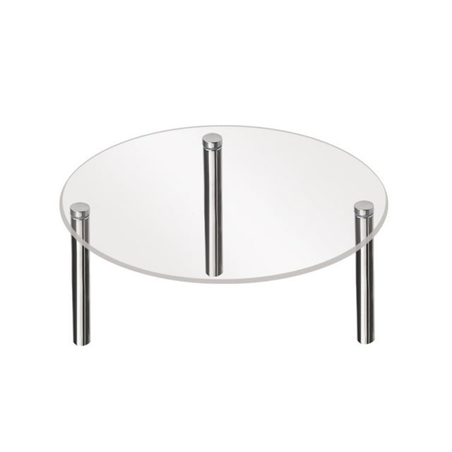 Metal Table Stand for Clear Acrylic Cake Hand Display Elegant Table