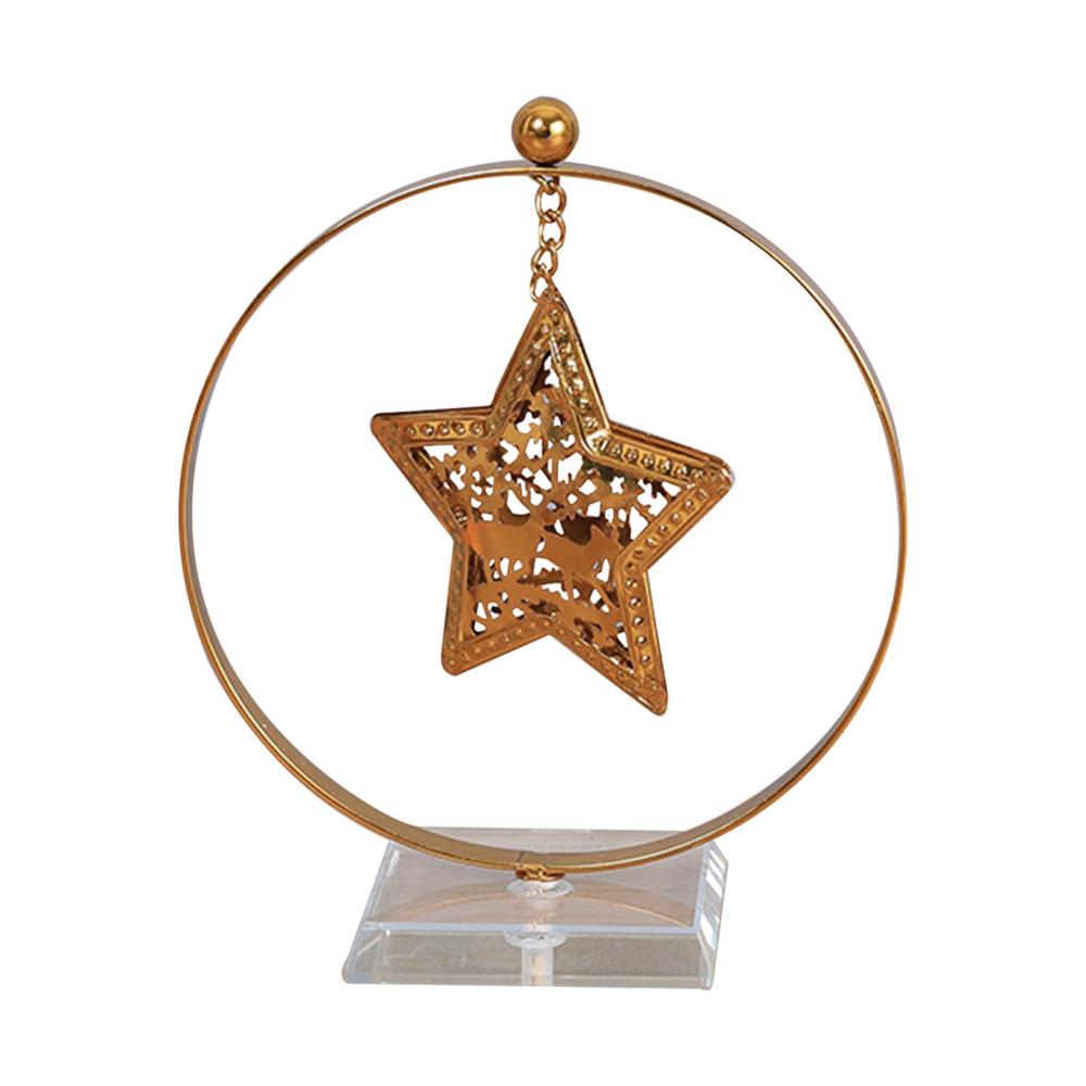 Metal Tabletop Christmas Tree Holiday Reindeer Snowflake Decoration