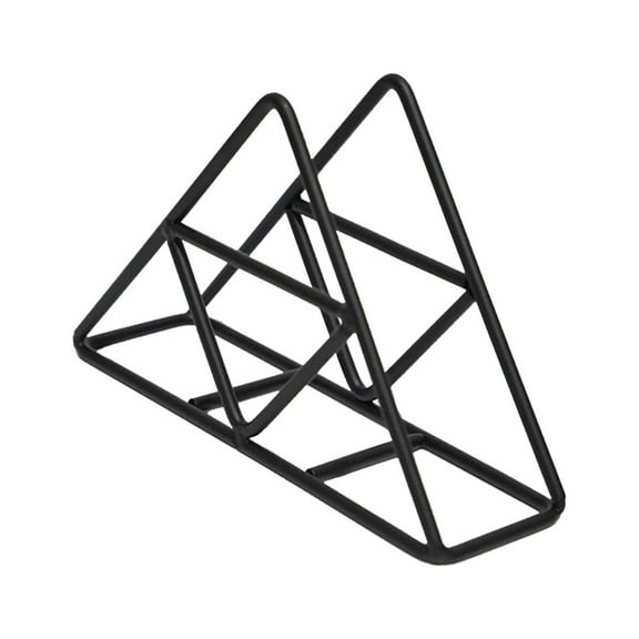 Metal Tabletop Paper Napkin Holder Stand Organization Durable Storage Paper Napkin Holder for Picnic Table Party Kitchen Countertops