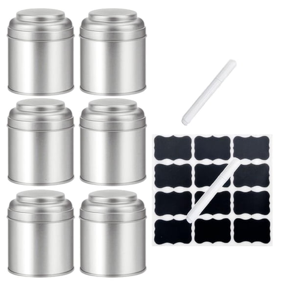 Metal Teas Canister for Loose Leaves Teas Can Coffee Storage Container Stashes Jar Metal Box Can Candy Holder