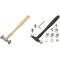 thumbnail image 1 of Metal Texturing & Precision Hammer Set 11 Interchangeable Heads Jewelers Tools, 1 of 5