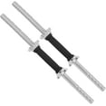 thumbnail image 1 of Metal Threaded Dumbbell Handles Rubber Grip - 24 x 1 inch, 1 of 4