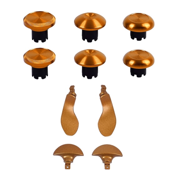 Metal Thumbsticks Back Paddles Gaming Accessories for Controller Replacement Controller Analog Joystick Buttons