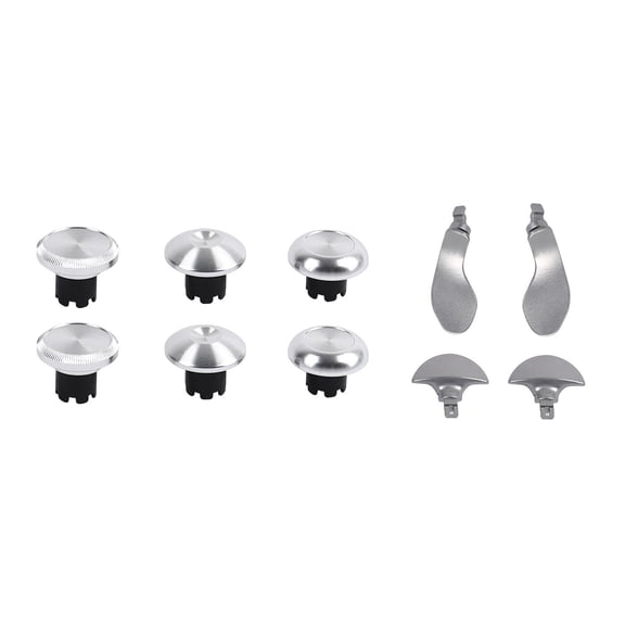 Metal Thumbsticks Back Paddles Gaming Accessories for Controller Replacement Controller Analog Joystick Buttons