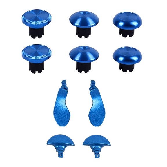 Metal Thumbsticks Back Paddles for Game Controller Analog Joystick and Buttons Replacement Analog Joystick