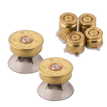 Metal Thumbsticks Joysticks for Xbox One Controller, Analog Grip Button Replacement Parts for Xbox One S/X/Series S/X