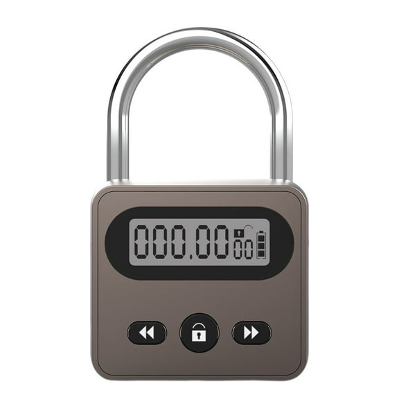 Metal Timer Lock Lcd Display Multi Function Electronic Time 999 Hour Timing For For Safety And Convenience Home Security