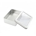 thumbnail image 1 of Metal Box, 4.2x2.8x1.2 Inch Rectangular Tinplate Container with Lid, Portable Storage Organizer for Poker Cards, Bank, Candy, Name Cards, Tea, Crafts, 1 of 5