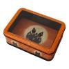 Metal Tin Box with Clear Lid, 7.3”x 5.3”x 2.7”Halloween Rectangular Cookie Boxes, Metal Tin Box, Halloween Cookie Tin Box, Halloween Tabletop Container, Holiday Tabletop Storage Jar,D
