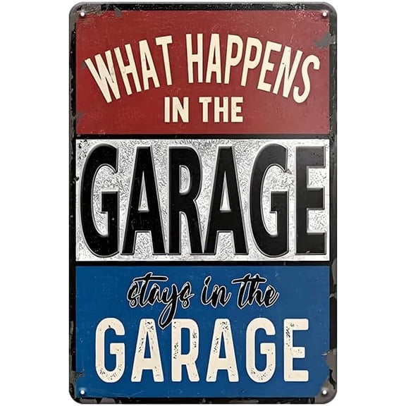Metal Tin Garage Sign Tool Rules Signs Garage Wall Decor Garage Shop Decorations For Men My Room Tools Rules Sign Man Cave Signs Vintage Garage Decoration Coffee Bar Sign Gifts 12x8 Inch