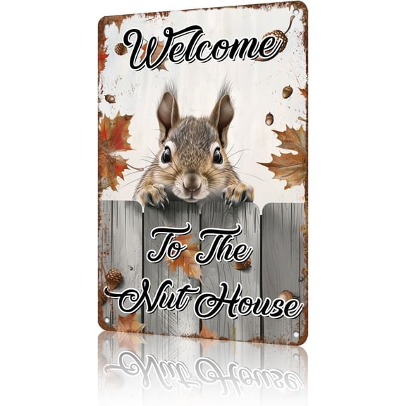 Metal Tin Sign Owls Rerto Tin Sign Vintage Alumium Sign Metal Sign Retro Sign for Home Bar Office Outdoor Wall Decor 8x12Inch