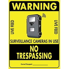 Camera Warning Signs