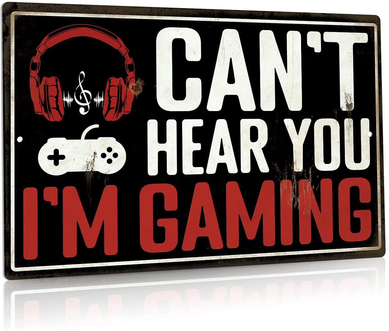 Metal Tin Signs Game Room Decor, Funny Wall Decor for Man Cave, Bedroom ...