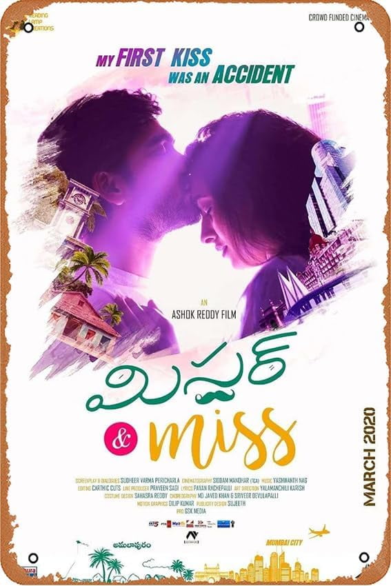 Metal Tin Signs Mr & Miss Film Home Gate Garden Bars Restaurants Cafes