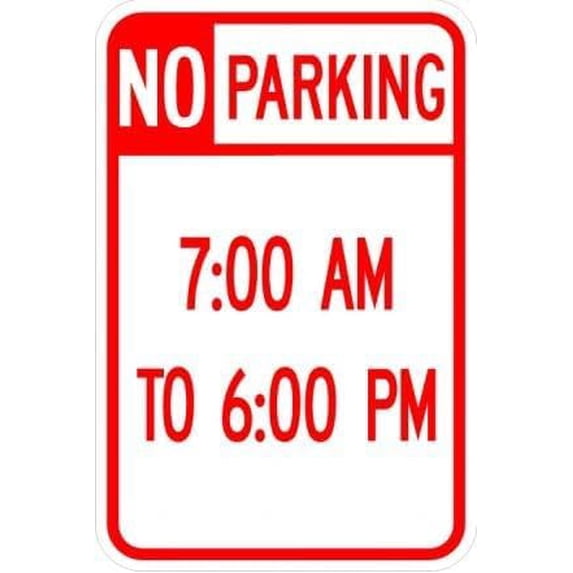 No Parking Private Property Blue Background Sign, 8x12 Inch Metal Tin ...