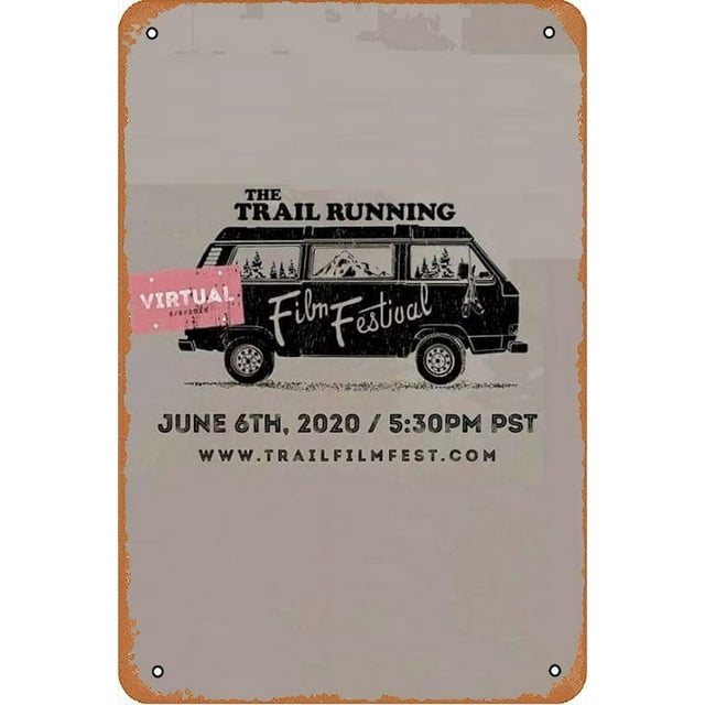 Metal Tin Signs The Trail Running Film Festival June 2020 Film Home