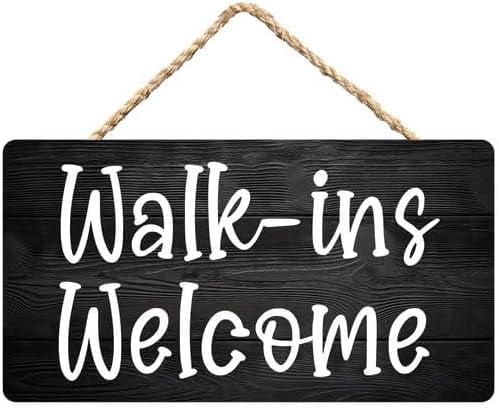 Rustic Walk In Pantry Metal Tin Signs, Walk-Ins Welcome, Rustic Hanging Plaque, 8x12 Inch ...
