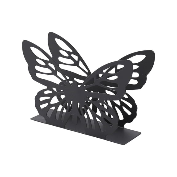 Metal Tissue Shelf with Elegant Hollow Design – Perfect for Home, Restaurant & Café Table Decor, Durable Industrial Style Napkin Organizer