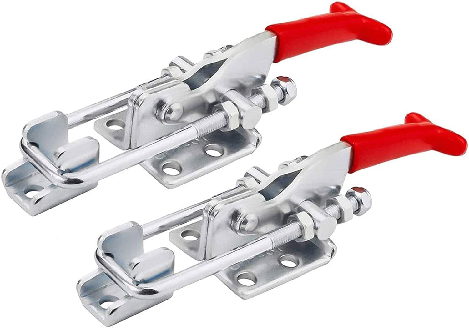 Metal Toggle Catch Latch Clamp Metal Toggle Latch Tightening Lock, Lever Closure Adjustable