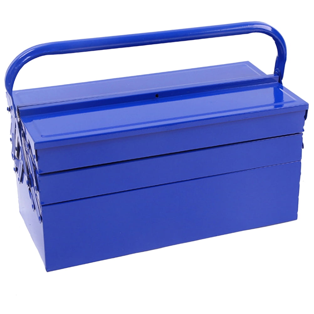 Metal Tool Box Layered Organizer Tool Storage Box Iron Mechanics Tool ...