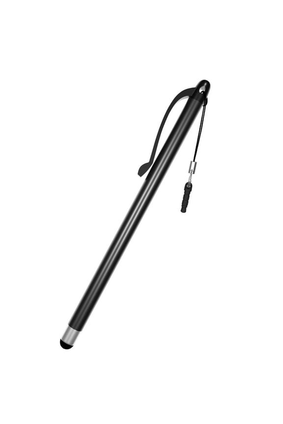 Metal Touch Pen Featuring Integrated Hook for Easy Attachment to Bags Keychains