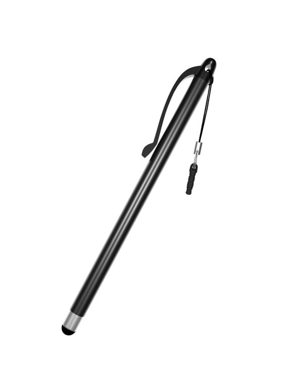 Metal Touch Pen Featuring Integrated Hook for Easy Attachment to Bags Keychains