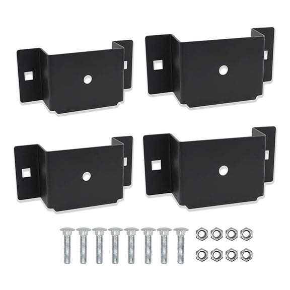 Metal Trailer Pile Support Bracket For 2 * 4-Inch Wooden Frame Of Flatbed Truck