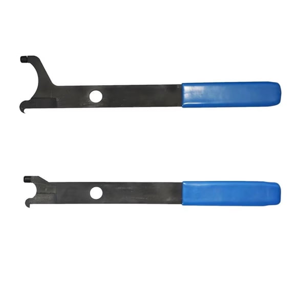 Metal Transmission Seal Puller, T20143 Double-Hook Oil Seal Removal Tool with Blue Grip for Maintenance, Replacement, and Service Tasks