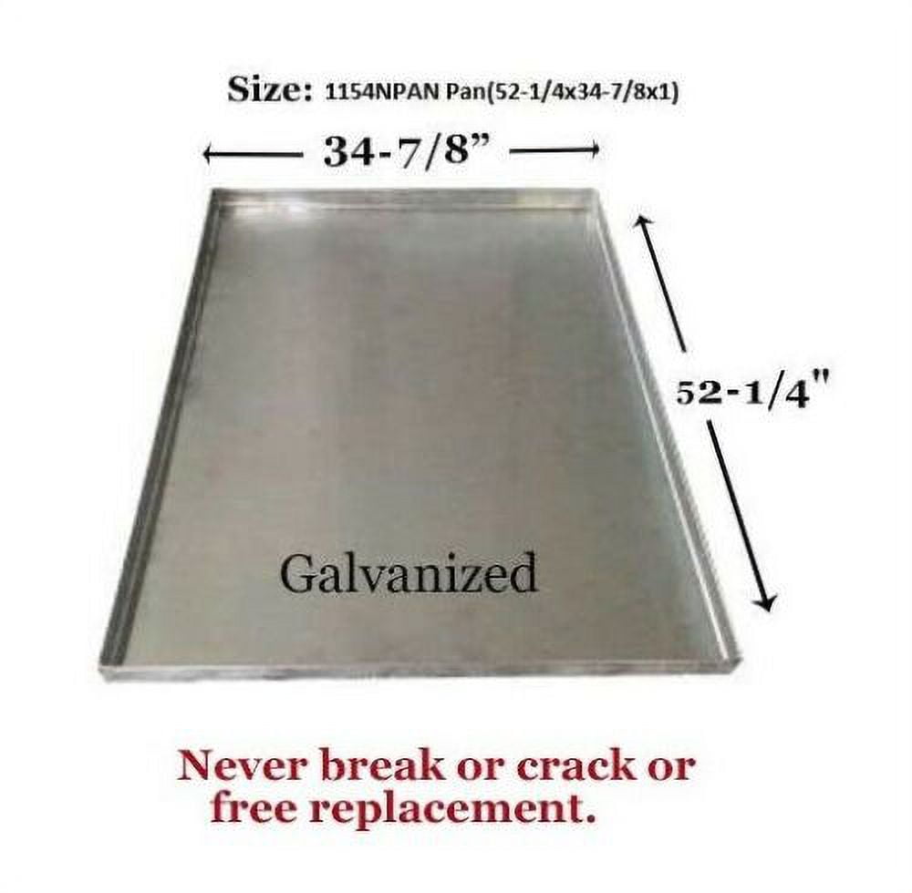 Metal Tray for Dog Pan Dog Crate Pan 52 x 34 Large Dog Crate Pan Metal