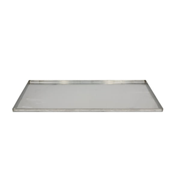 Metal Tray for Dog Metal Dog Pan Pet Pan Crate Replacement Pan 52 Dog Crate Floor Pan - Midwest 1154U (54x35) - SS - 52 1/2" x 33 1/8" x 1" H
