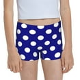 Easygdp Navy And White Polka Dot Girls Hipster Cotton Underwear Little