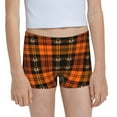 Easygdp Halloween Tartan Plaid Girls Hipster Cotton Underwear Little