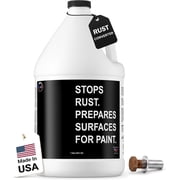 Metal Treatment Gallon - Rust Converter for Metal Surfaces, 128 Oz - Rust Remover for Metal Tools, Cars, Boats, Trucks & Hardware, Prepares Surfaces for Restoration, Painting & Longer Lifespan