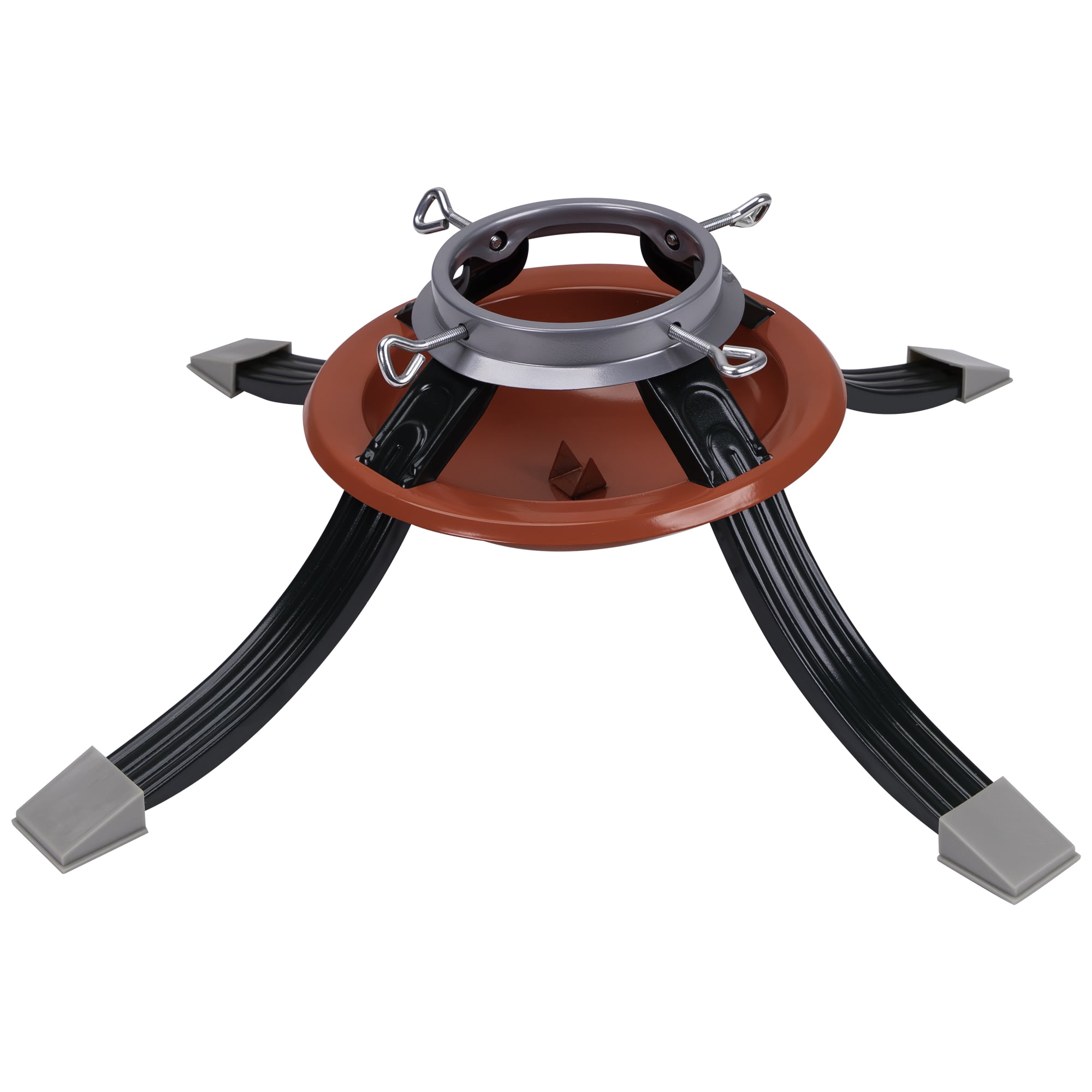 22" Red and Green Steel Christmas Tree Stand
