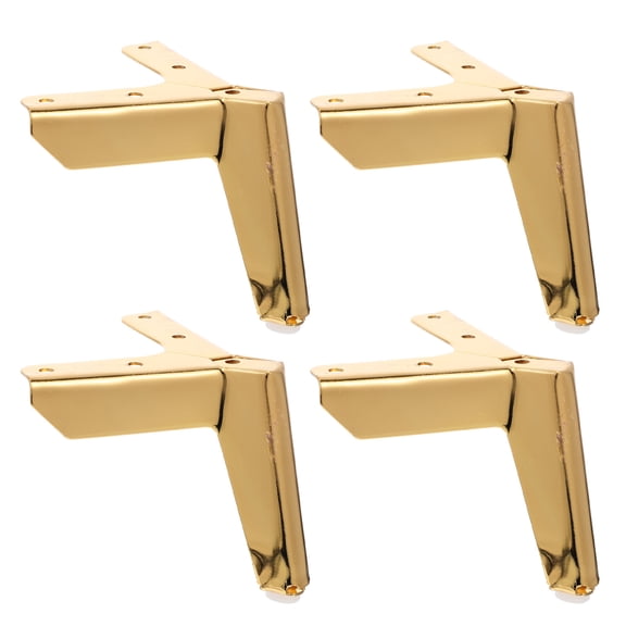 Metal Triangle Furniture Legs Iron Support Feet Set of Load Bearing Capacity
