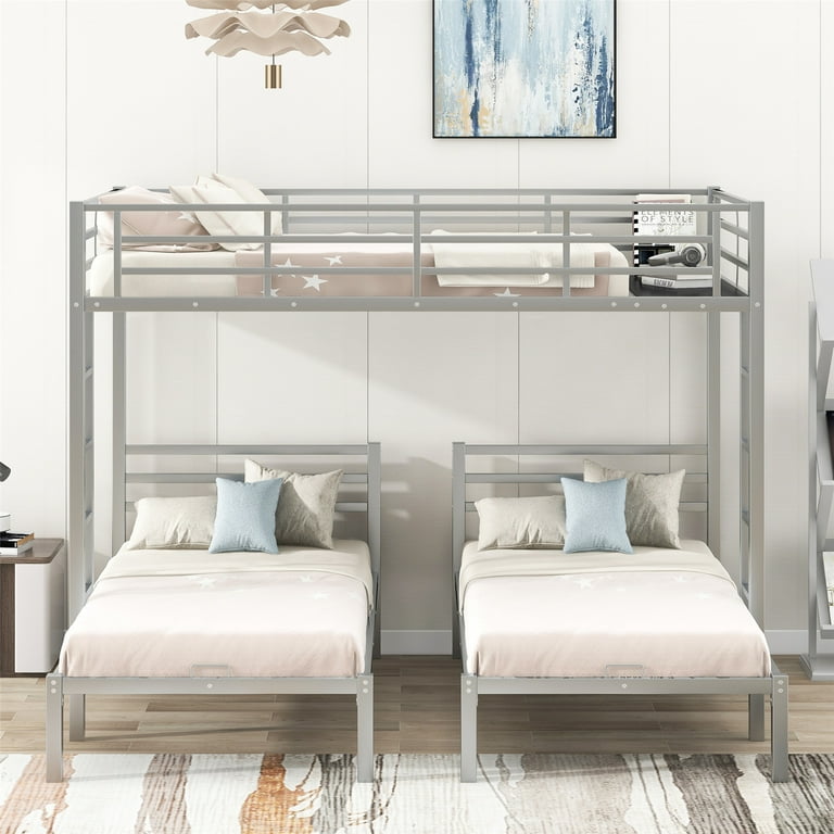 3 tier bunk bed walmart best sale