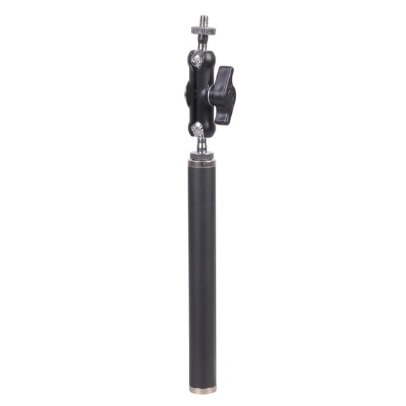 Metal Tripod Extension Rod 1/4" Female Thread Holder for Action Cameras Phones & Microphones Perfect for Live Stream