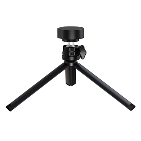 Metal Tripod With Oversized Base And Detachable Adapter For Enhanced Stability