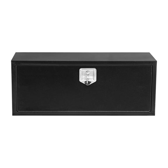 Metal Truck Tool Box, Heavy Duty Tool Chest Organizer With T-Handle Lock, Truck Bed Toolbox for Trailer, Utility Tractor