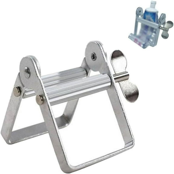 ‌Metal Tube Wringer (3.94") - Universal Squeezer Tool for Toothpaste Tubes, Paint Tubes & Hair Color Tubes - Eliminates Product Waste - Perfect for Households, Barbers & Painters