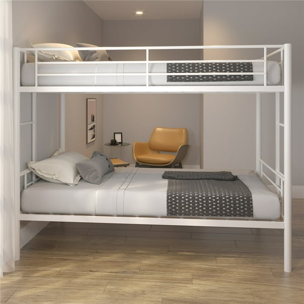 Metal Twin Over Twin Bunk Bed Segmart Bunk Beds for Kids Twin Over Twin Solid Metal Bunk Bed Frame w Ladder Safety Rail Bunk Bed Frames for Kids