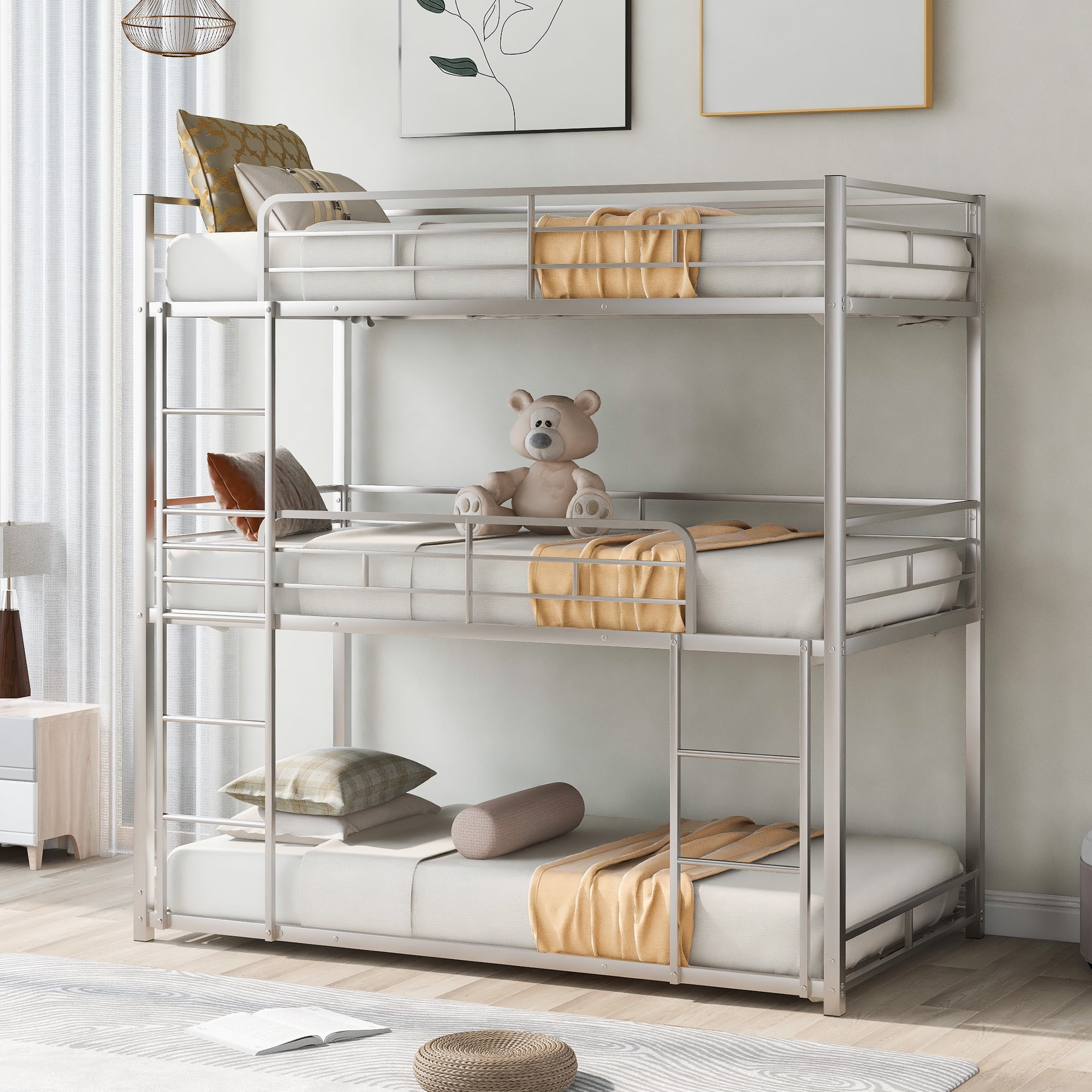 3 bed bunk bed walmart cheap