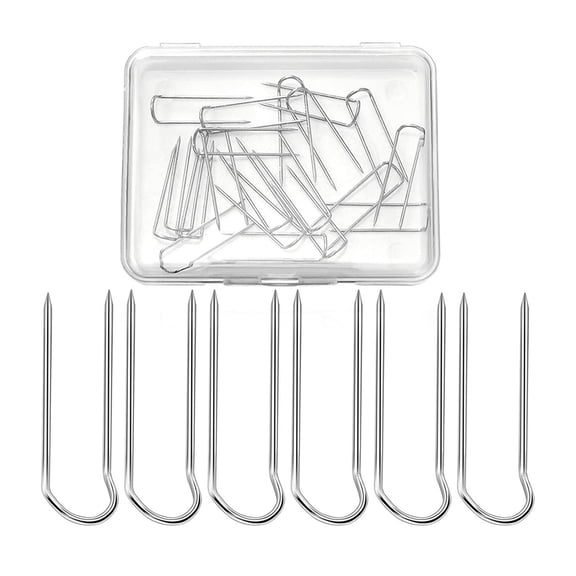Metal U Pins 50pcs/100pcs/200pcs Patchwork Sewing Pin Quilting for Sewing Jewelry Sewing Fabric Decor