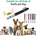 thumbnail image 1 of Metal ULTRASONIC Silent Recall DOG TRAINING WHISTLE BARKING with STOP, 1 of 7