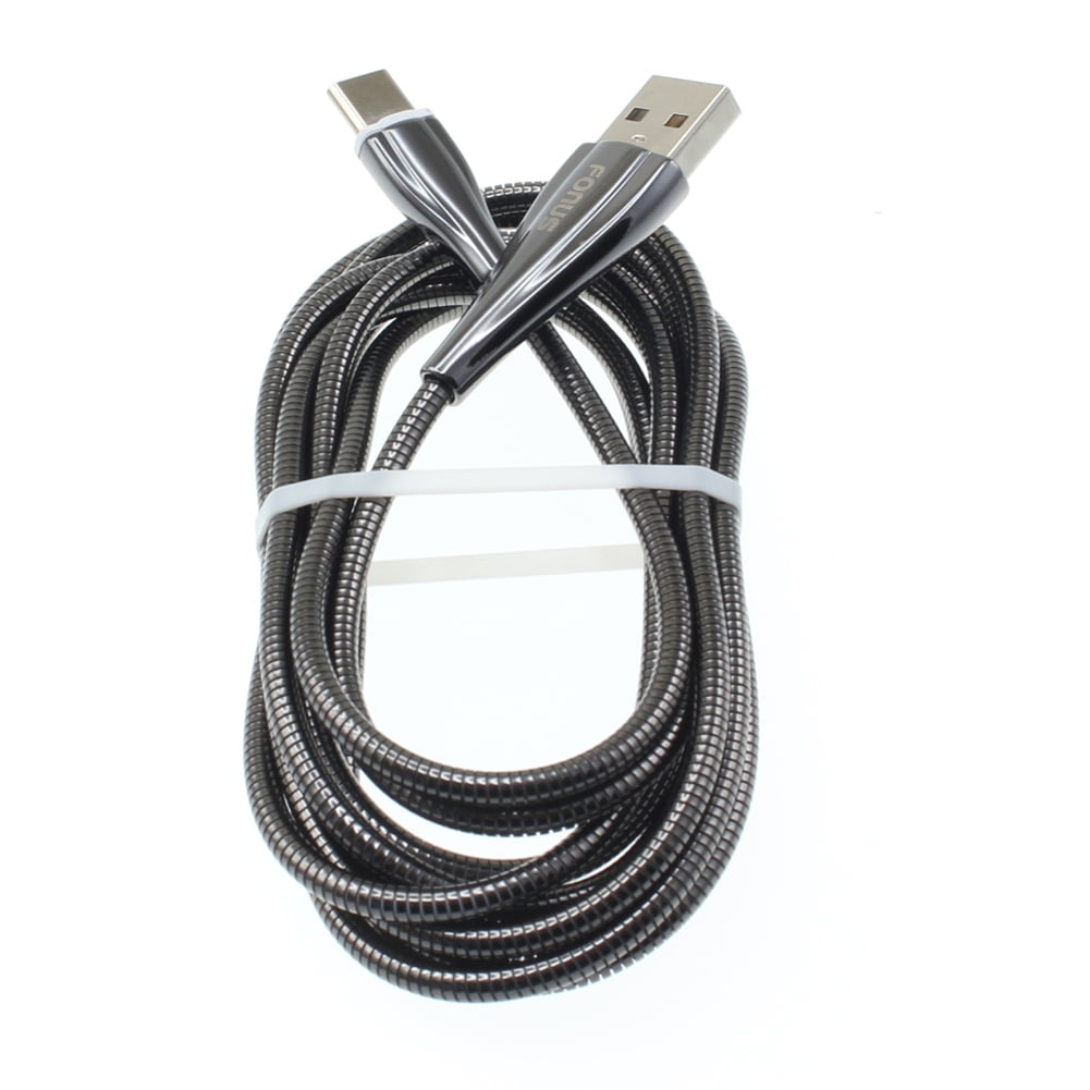 Metal USB-A to USB-C Cable for Samsung Galaxy S24/Ultra/Plus Phones - 6ft Type-C Charger Cord Power Wire USB-C Long for Galaxy S24/Ultra/Plus