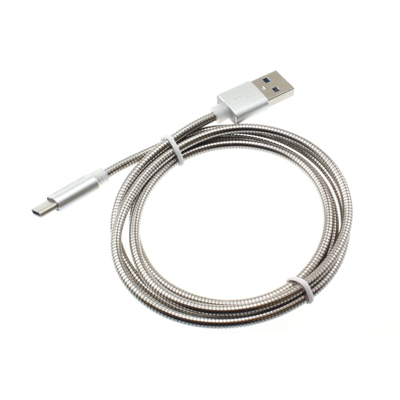 Metal USB Cable 3ft for Samsung Galaxy S20/FE/FE/Plus/Ultra/S21/FE/FE/Plus/Ultra/S22/Plus/Ultra - Type-C Charger Cord Power Wire USB-C Fast Charge